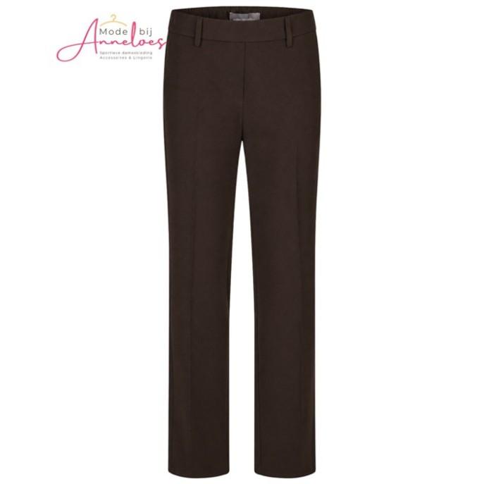 Anna Montana Mila Wide flexi broek 1065 Dark Chocolate Anna Montana Mila Wide flexi broek 1065 Dark Chocolate